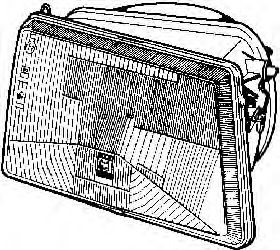 VAN WEZEL 4025942v -  Основная фара